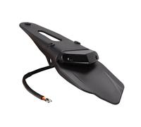 Garde-Boue Ailes pour Moto Feu arrière à LED pour Moto Polisport, feu arrière pour Garde-Boue arrière, adapté aux Motos Enduro Dirt Bike(Black)