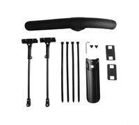 Garde-boue allongé 700C Lilioo à libération rapide avant et arrière pour une protection efficace de la boue et de la pluie (vitesse arrière)