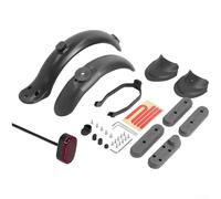 Garde-boue arrière avec support de feu arrière pour Xiaomi M365 Pro Scooter, plastique ABS pour Fender avec fentes d'absorption des chocs, accessoire de protection contre les éclaboussures (ensemble