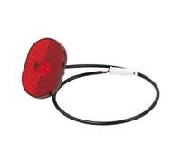 Garde-boue arrière compatible avec Xiaomi 4 Pro Brake Taillight Support Set avec Hook Lock Back Wing Taillight Electric Scooter Parts (Taillight)