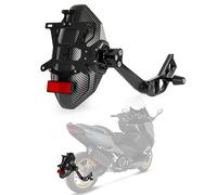 Garde-boue Arrière de Moto avec Support de Plaque D'immatriculation pour T-MAX 560 Tech Max 2022-2023, PSLER Bavette Arrière de Roue de Pneu pour Moto(Fibre de Carbone)