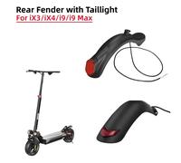 Garde-boue arrière de Scooter électrique avec feu arrière pour iScooter iX3 iX4 i9 i9 Max, pièces de garde-boue arrière avec lumière For i9 i9Max