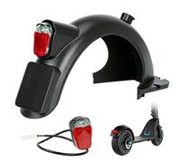 Garde-Boue Arrière Électrique pour Scooter Électrique, Garde Boue Trottinette Electrique avec Feu Arrière, Crochet, Plaque, pour Max G30/ G30D / G30lP / G30LR / G30LEⅱ/ G30e / G30e II