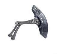 Garde-boue arrière en aluminium pour moto avec coque en plastique imprimé fibre de carbone, convient pour section arrière, rouge/bleu/argent/noir/or, 560 g, ()