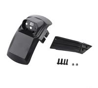 Garde-boue arrière et support pour trottinette électrique Kukirin G2 Pro DB version 2024, garde en plastique ABS avec bras de fixation et vis, noir (ensemble de garde-boue arrière)