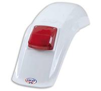 garde-boue arrière + feu ufo enduro blanc