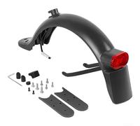 Garde-boue arrière, kit ABS noir pour scooter électrique M365 Pro 2 1S 3, pour garde-boue Fender Guard empêche l'accumulation de débris, installation facile
