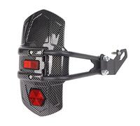 Garde-boue arrière moto - Garde-boue en fibre de carbone universelle pour rénovation moto avec roues 12-18 pouces