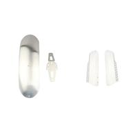 Garde Boue Arriere Moto pour Scrambler 1200X 2019 2020 2021 2022 2023 2024 2025 Garde-Boue Avant Surélevés(Silver and Silver)