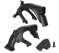 Garde-boue arrière pour scooter, avec crochet, compatible avec Ninebot, Segway, Max G2, scooter électrique, plastique noir (crochet)