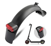 Garde-boue arrière pour trottinette électrique avec crochet et feu arrière pour Xiaomi M365, M365 Pro, M365 1S, M365 Pro 2 Kit de remplacement de garde-boue avec plaque d'immatriculation vierge