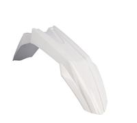 P2R Garde-boue avant 50 à boîte adaptable pour Rieju 50 MRT/Enduro/Pro/SM 2009> Blanc brillant