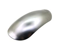 Garde-boue avant court universel chromé non peint pour moto, scooter, ATV, pièces en aluminium pour Honda, Yamaha, Kawasaki, Suzuki, Cafe Racer, Cruiser, Touring