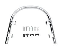 Garde-Boue Avant Crash de Remplacement pour GTS250 GTS300 GTV300, Garde-Boue Avant en Acier électro-argenté Pare-Chocs Crash Bar