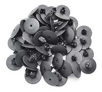Garde-Boue Avant et Arrière Pour pour Clio pour MK2 pour Megane voiture trou en plastique Rivets attaches garde-boue pare-chocs punaise Clips 50 pièces 10mm Car Splash Fender