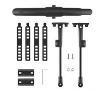 Garde-boue avant et arrière pour vélos de route 700C fabriqués avec des matériaux PP et PA plus vis en acier inoxydable pour une protection solide et flexible contre la boue et l'eau (avant)