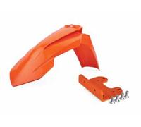 Garde-boue avant POLISPORT restylé orange avec adaptateur KTM