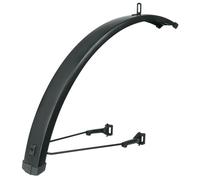 SKS GERMANY INFINITY GARDE BOUE AVANT UNIVERSEL 56 27,5" - 29" (Garde-boue de vélo, compatible avec la série de porte-bagages Infinity, aluminium/plastique), noir