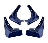 Garde Boue Bavettes Avant Et Arrière pour Tesla Model 3 et Y 2021 Lot de 4 Garde Boue New Energy Noir Mat Carbone(Model 3 Blue)