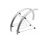 Garde boue city-vtc tringles 28'' stronglight road 48mm argent (paire)