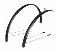 Garde boue city-vtc tringles 28'' stronglight tour 48mm noir mat (paire) avec fi