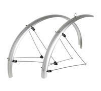 Garde Boue City-Vtc Tringles 28'' Stronglight Tour 54mm Argent (Paire) Multicolore