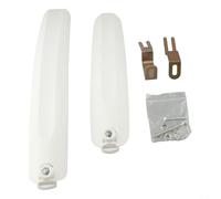 Garde-boue coloré pour vélos pliants et vélos de petite taille avec design à dégagement rapide (blanc)