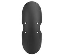 Garde-boue de moto, garde-boue avant en acier inoxydable haute résistance anti-usure et antirouille pour modification (Noir mat)