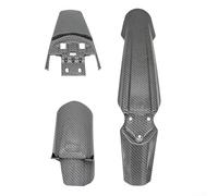 Garde-boue de motocross couleur fibre de carbone pour Fender pour SurRon pour Light Bee S X, plastique ABS pour la chaleur et la résistance (ensemble)