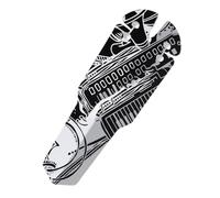 Garde-boue de siège de vélo - Garde-boue flexible en PP 32 x 11 cm, protecteur de selle avec un design léger et | Bavette de vélo à double piste pour la protection contre la saleté et le confo