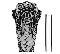 Garde-boue de vélo de montagne Garde-boue universel avant arrière pour vélo Garde-boue en plastique PP durable et étanche pour vélos pliants de descente de montagne 10,7 x 6,2 (Type de guerrier)