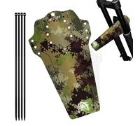 Garde-boue De Vélo De Montagne - Gardea-boues Des Vélos Arrière | Gardes-bouess VTT À Dégagement Rapide Avec Motif En Fibre Dee Carbone 3D, Ajustement Universel Pour Roues Dess 26", 27,5" Et