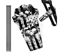 Garde-boue De Vélo De Montagne - Gardea-boues Des Vélos Arrière | Gardes-bouess VTT À Dégagement Rapide Avec Motif En Fibre Dee Carbone 3D, Ajustement Universel Pour Roues Dess 26", 27,5" Et