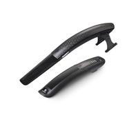 Garde-boue de vélo de montagne [ne convient pas pour freins V] 24-29 pouces | Kit de protection anti-éclaboussures (avant et arrière) pour VTT et vélo électrique, montage sans perçage via serre-câbles