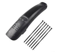 Garde-boue de vélo de route pour avant et arrière - Garde-boue pour vélo de pluie, en plastique léger pour Fender avec aspect fibre de carbone, compatible avec les vélos de descente