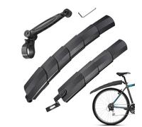 Garde-boue de vélo - Garde-boue réglable pour vélo télescopique, garde-boue et arrière | Mountain Road Trip Trail Urban Touring Le garde-boue extensible offre un télescopique