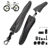 Garde Boue de vélo Garde Boue VTT Universelle pour 24-29 Pouces Garde-Boue Avant & arrière de vélo de Montagne réglable,VTT Route Montagne