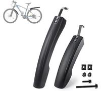 Garde Boue de Vélo Set pour Cube Stereo Hybrid 140 HPC TM 750 2023 2024 2025 2026, Anti-Éclaboussures Étanche Garde-Boue de Vélo Avant et Arrière, Réglable Accessoires,B