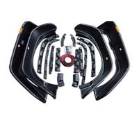 Garde-Boue Elargisseurs Pour Jeep Pour Wrangler JK 2007 2008 2009 2010 2012 2013 2014 4X4 Off Road Garde Boue Fender Flare Passage E Roue(With Light)