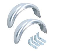 Garde-boue en métal 8" l'aile (Paire) Affleurements & Angle garde-boue (petite) Supports (4 Pack)