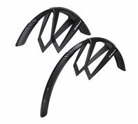 Garde boue gravel polisport g-mud noir fixation scratchs (vendu a la paire)