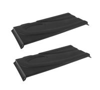 Garde-boue Latéral Noir 2 Pièces, pour Fauteuil Roulant Plastique | Protection Gauche et Droite, Installation Rapide, Surface Texturée, Résistance aux Rayures, pour Électriques et Sport