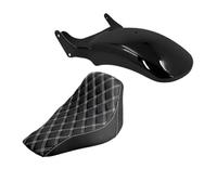 Garde Boue Moto Pour Softail Pour Breakout Pour FXBRS Rocker 2008 2009 2010 2011 2012 2013-2017 Kit Garde-boue Arrière Siège Solo Conducteur Moto(D Fender Seat)