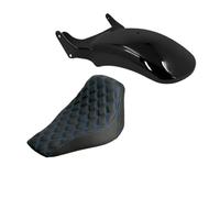 Garde Boue Moto Pour Softail Pour Breakout Pour FXBRS Rocker 2008 2009 2010 2011 2012 2013-2017 Kit Garde-boue Arrière Siège Solo Conducteur Moto(C Fender Seat)