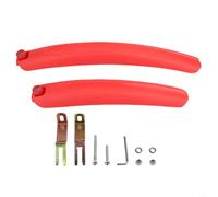 Garde-boue pliable pour vélo 14/16/20 pouces, détachables colorés à dégagement rapide pour garde-boue pour petite roue (rouge)