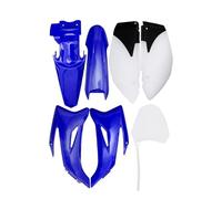Garde Boue Pneus Moto Kit De Carénage Garde-Boue en Plastique Bleu 7 Pièces pour Dirt Pit Bike pour TTR110 pour TTR110E pour SSR pour SDG pour 140cc/150cc/160cc/170cc