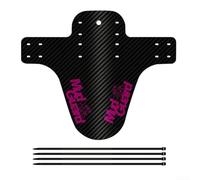 Garde-boue pour pneus avant et arrière de vélo en fibre de carbone pour une meilleure durabilité et résistance aux intempéries (rose)