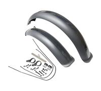 Garde-boue pour pneus de vélo, ensemble de garde-boue pour pneus larges, 26/20 pouces x 4.0, pour vélo pliant, neige, BMX, vtt, pièces de cyclisme 26x4.0 Orange