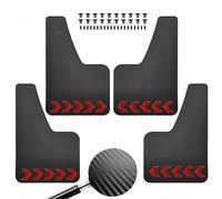 Garde-boue pour Tesla pour modèle S 3 XY 2016 - 2022, couvercle de protection contre les éclaboussures garde-boue(4Pcs With Stickers)