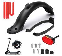 Garde Boue pour Trottinette Electrique Xiaomi M365/Pro, Garde-Boue Arrière avec Support Feu Arrière LED Bande Réfléchissante